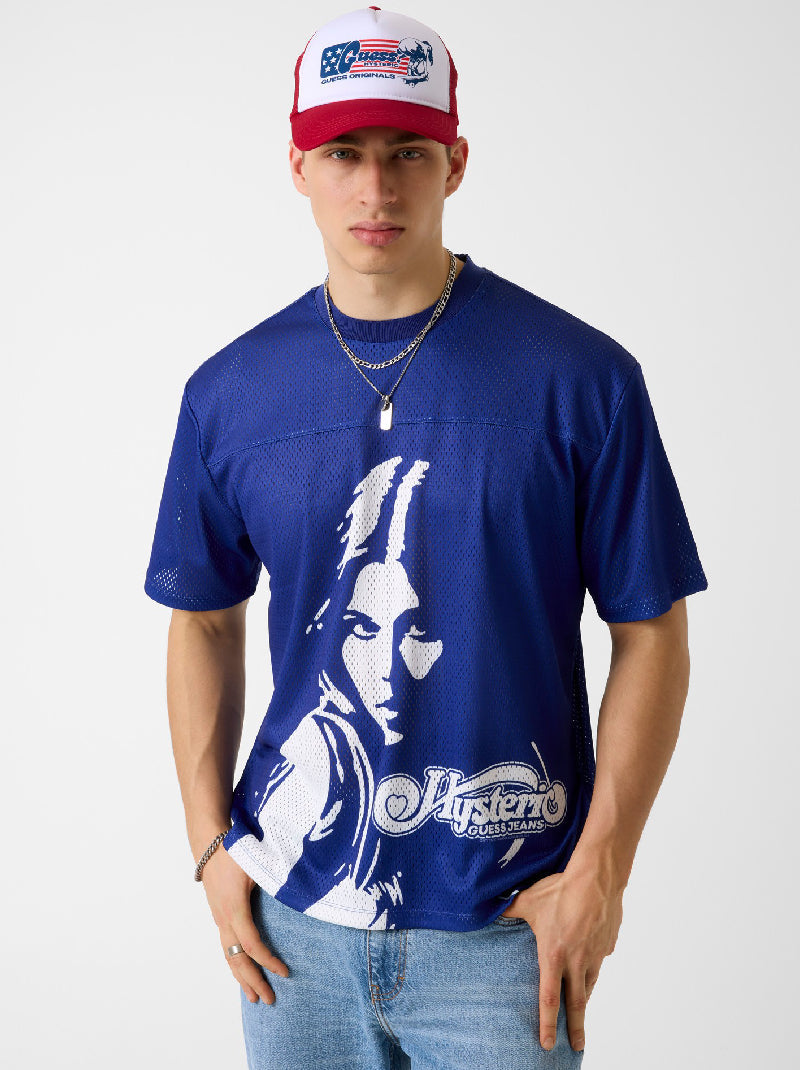 เสื้อยืดผู้ชาย Guess Jeans X Hg Loose Printed T-Shirt